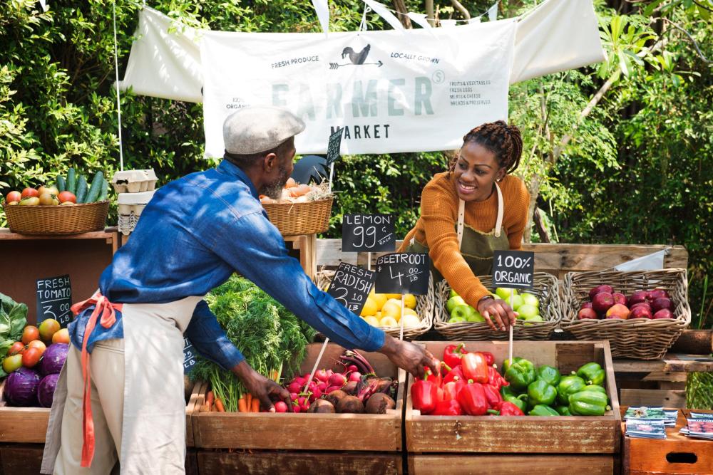 Fresh produce market