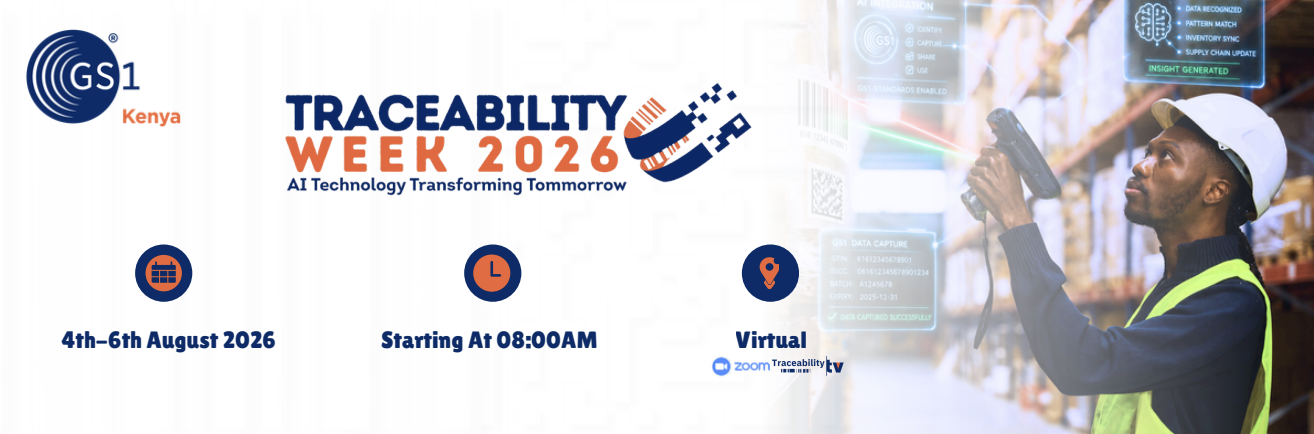 GS1 KENYA TRACEABILITY WEEK 2026 banner
